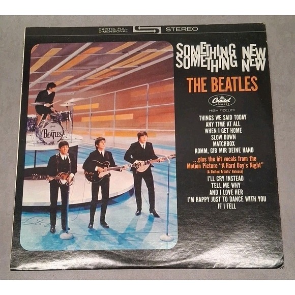 Other - The Beatles – Something New - Capitol ST-2108 Rock Vinyl LP Record Album